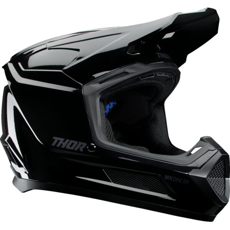 Kask dziecięcy THOR YOUTH FLEET BLACKOUT GLOSS