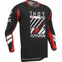 Bluza THOR LAUNCHMODE FUTURA BK/RD S