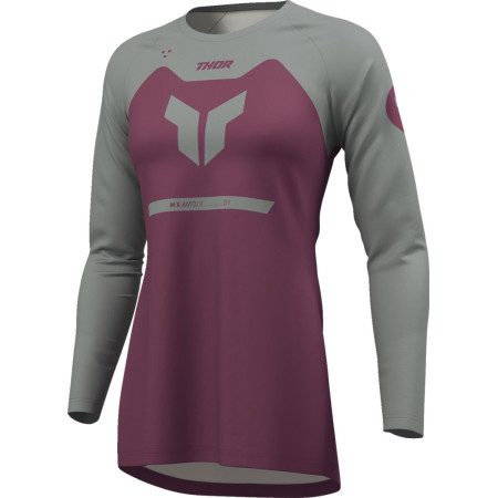 Bluza damska THOR WMN RIDEMODE MENACE PU/GY XL