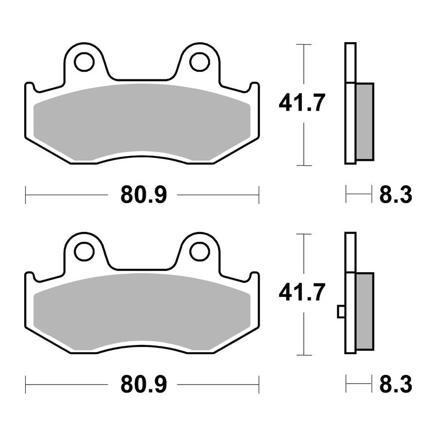 Klocki hamulcowe SBS CERAMIC 