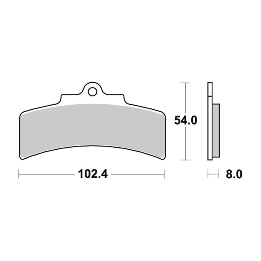 Klocki hamulcowe SBS CARBON 