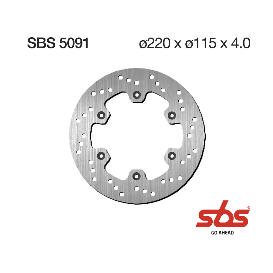 Tarcza hamulcowa SBS YAMAHA DT125R