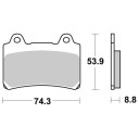 Klocki hamulcowe SBS CERAMIC YAMAHA FJ1200