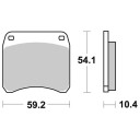 Klocki hamulcowe SBS DUAL TECH 