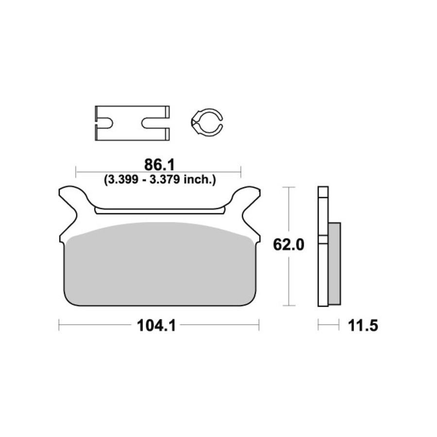 Klocki hamulcowe SBS CERAMIC 