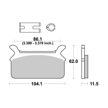 Klocki hamulcowe SBS CERAMIC 