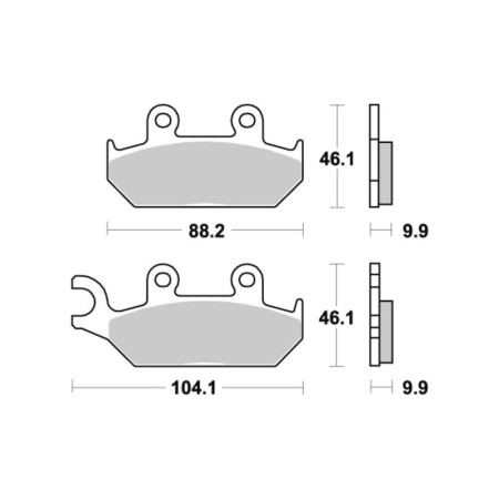 Klocki hamulcowe SBS CERAMIC 