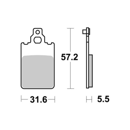 Klocki hamulcowe SBS CERAMIC APRILIA TUAREG 125