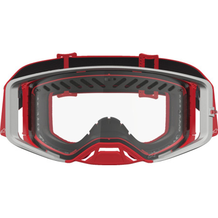 Gogle ALPINESTARS SUPERTECH DURA AIR RD/SLV CLEAR