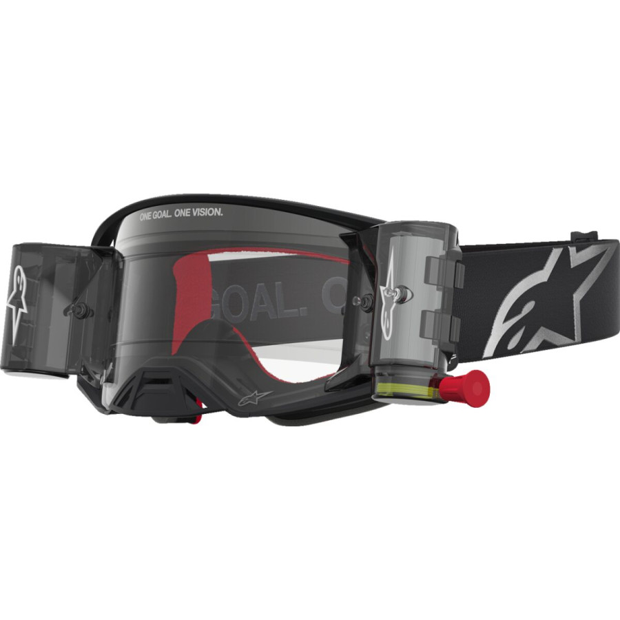 Gogle ALPINESTARS SUPERTECH FIRMA BLK/SLV CLEAR