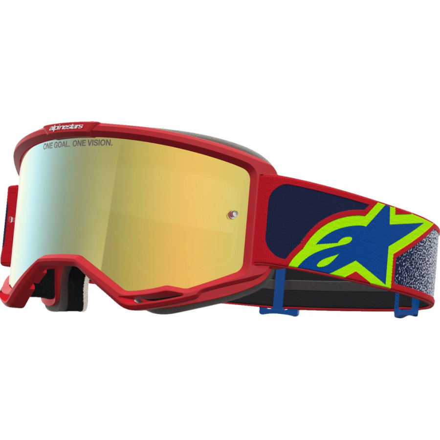 Gogle ALPINESTARS VISION 5 DRAG RD/BL GOLD