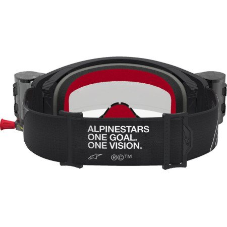 Gogle ALPINESTARS SUPERTECH FIRMA BLK/SLV CLEAR