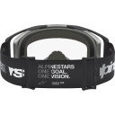 Gogle ALPINESTARS VISION 8 AMBER BLK/SLV CLEAR