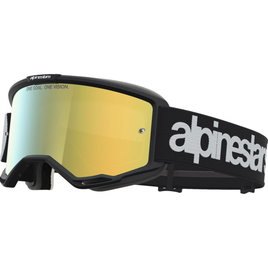 Gogle ALPINESTARS VISION 5 HONE BLK/WH GOLD