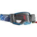 Gogle ALPINESTARS SUPERTECH FIRMA BL/SLV CLEAR
