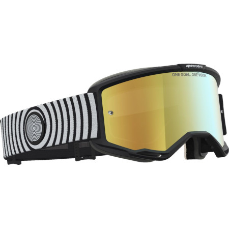 Gogle ALPINESTARS VISION 5 HONE BLK/WH GOLD
