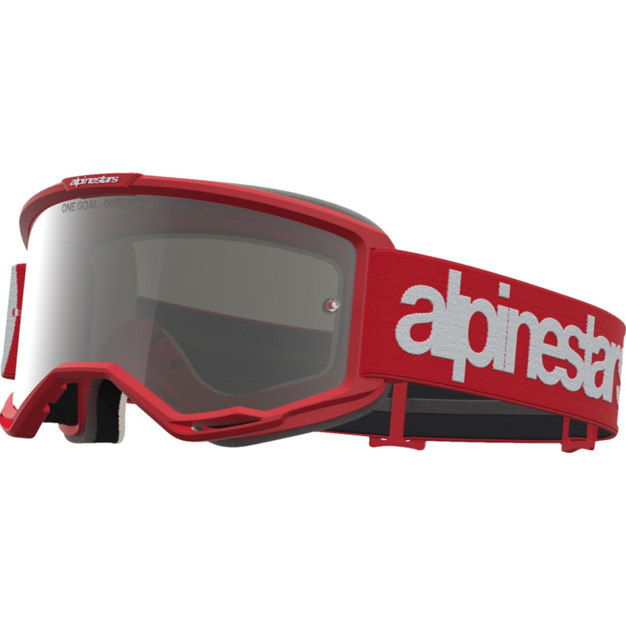 Gogle ALPINESTARS VISION 5 HONE RD/WH SILVER