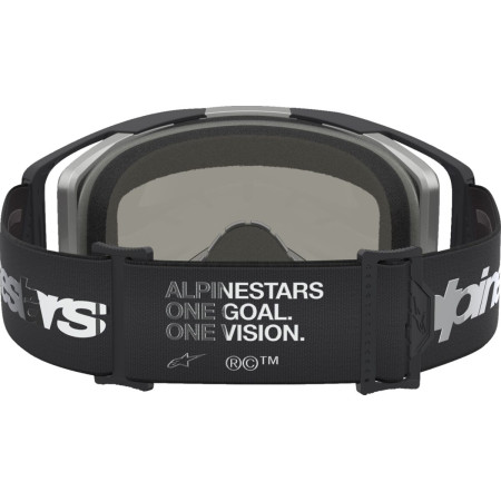 Gogle ALPINESTARS VISION 8 AMBER BK/SLV SILVER