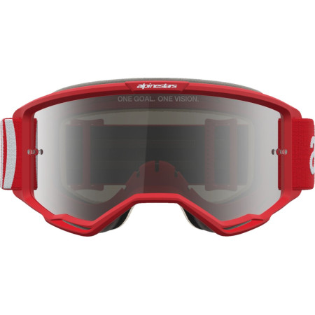 Gogle ALPINESTARS VISION 5 HONE RD/WH SILVER