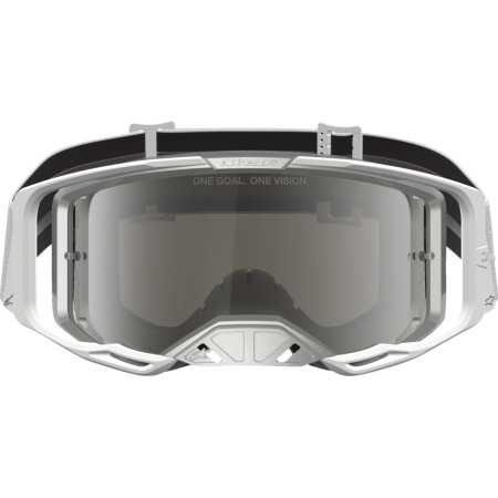 Gogle ALPINESTARS VISION 8 AMBER WH/SLV SILVER