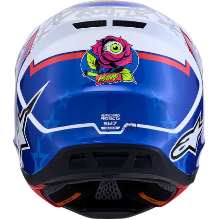 Kask ALPINESTARS S-M7 BLASTER WH/BL/RD