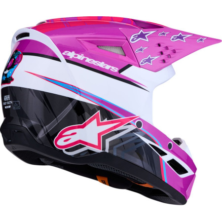 Kask dziecięcy ALPINESTARS YOUTH S-M3 PU/WH/PK