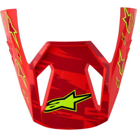 Daszek kasku dziecięcego ALPINESTARS S-M3 RD/WH/BL