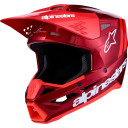 Kask ALPINESTARS S-M3 RADIUM RED/WHITE