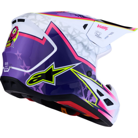Kask ALPINESTARS S-M7 BLASTER PU/PK/WH