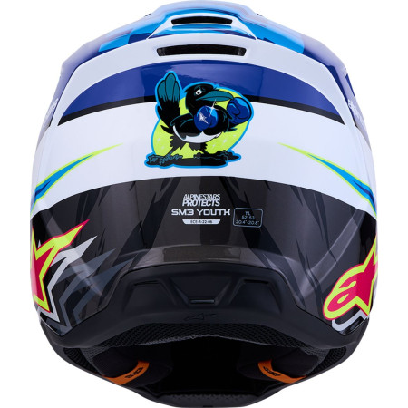 Kask dziecięcy ALPINESTARS YOUTH S-M3 BL/BK