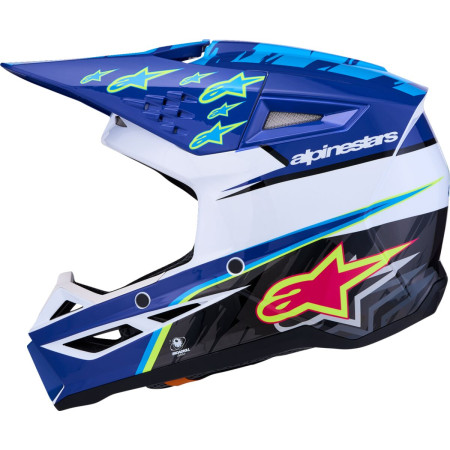 Kask dziecięcy ALPINESTARS YOUTH S-M3 BL/BK