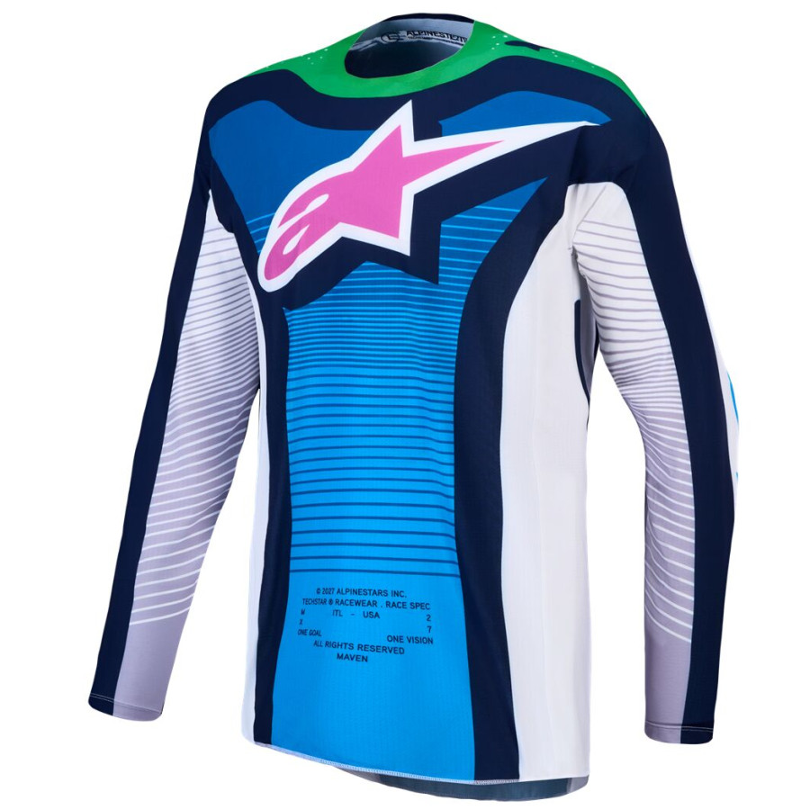 Bluza ALPINESTARS TECHSTAR MAVEN WH/BL/GN