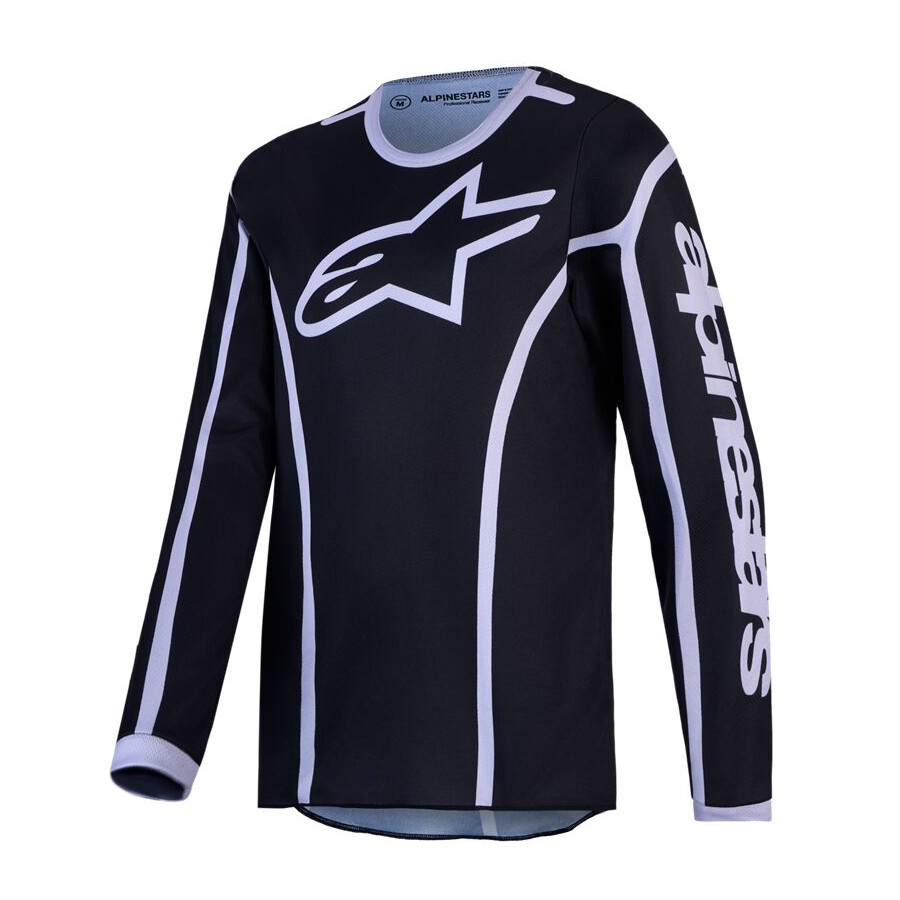 Bluza ALPINESTARS YTH FLUID APEX V2 BLK/SLV