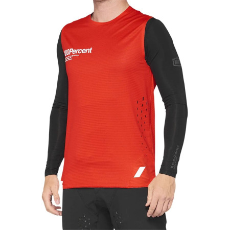 Bluza 100% R-CORE CONCEPT RED CZERWONY/CZARNY