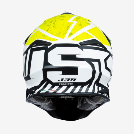Kask JUST1 J-39 Poseidon Żółty/Czarny/Biały