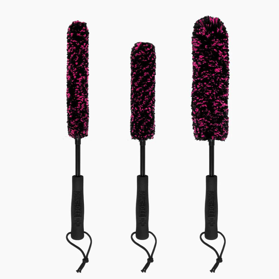 Szczotki do detailingu z mikrofibry MUC-OFF 3 SZT