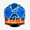 Kask JUST1 J-39 Thruster Biały/Orange/Niebieski