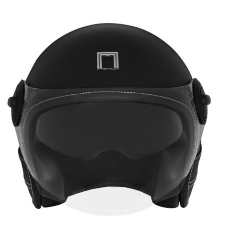 Kask NOX Heritage Leather czarny mat M II GATUNEK