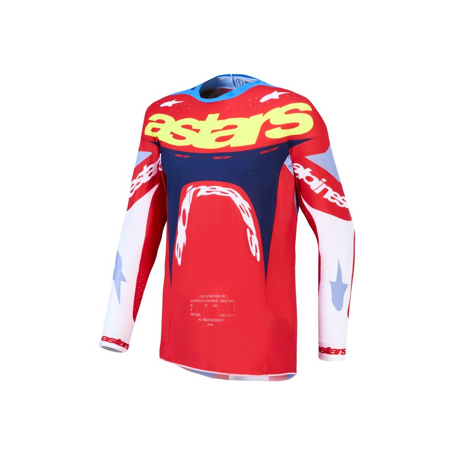 Bluza ALPINESTARS SUPERTECH DYNA RD/WH/BL