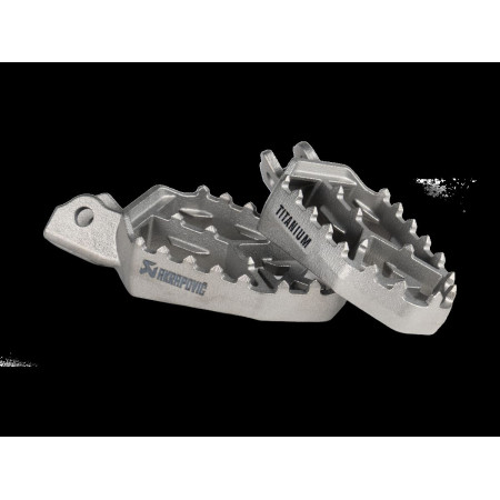 Podnóżki tytanowe AKRAPOVIC KAWASAKI KLE 500