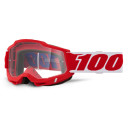 Gogle dziecięce 100% ACCURI 2 JR RED MIRROR CLEAR