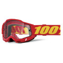 Gogle 100% ACCURI 2 ENDURO RED MIRROR CLEAR
