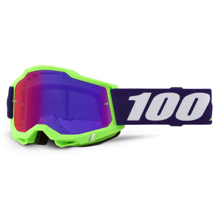 Gogle 100% ACCURI 2 SATISFY GRN MIRROR PURPLE