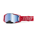 Gogle 100% ARMEGA M1 RED MIRROR BLUE