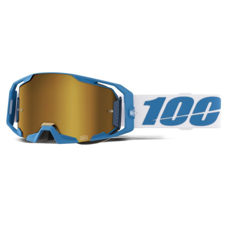 Gogle 100% ARMATIC TUCKWELL BLUE MIRROR GOLD