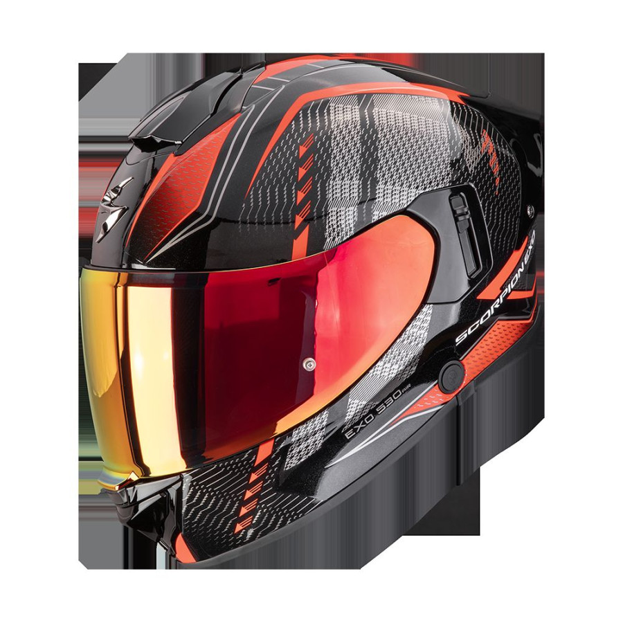 Kask SCORPION EXO-530 Air Theras Metallic BK/RD